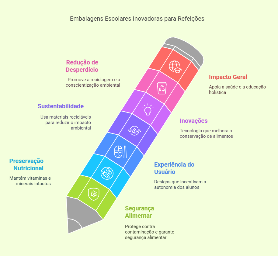 Embalagens para Refeitório Escolares