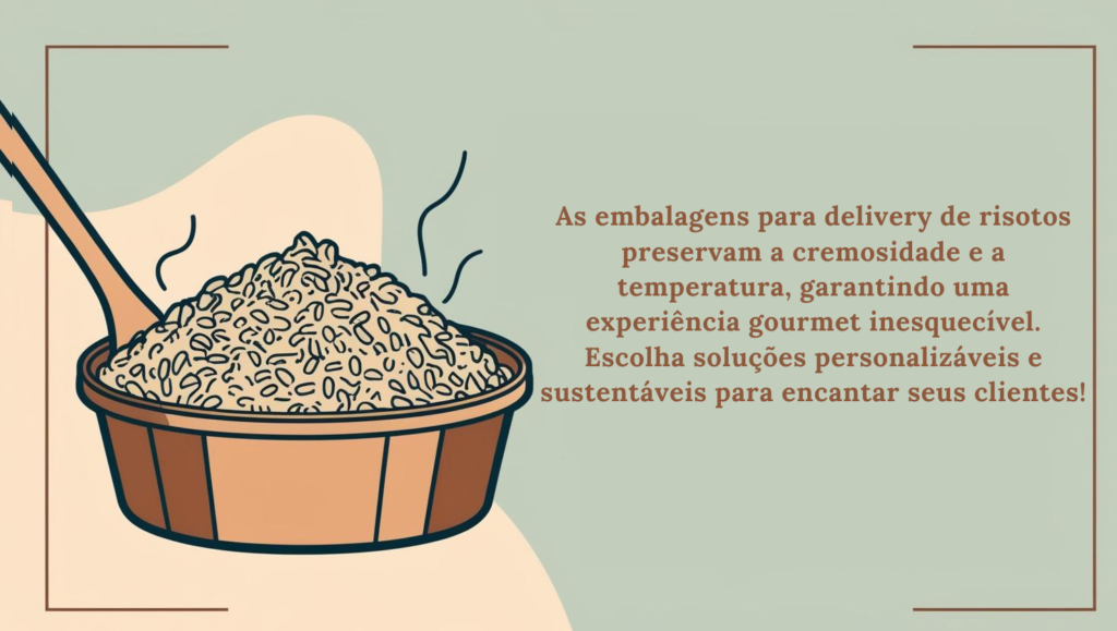 nfografico embalagens para delivery de risoto