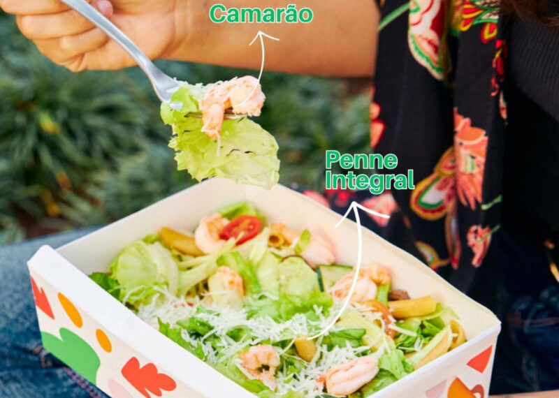 Embalagem de Papel para Salada