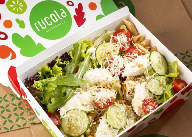 Embalagem de Papel para Salada